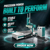 Máquina CNC de 5 Ejes para Fresado y Grabado con Control Syntec, 380V, Precisión de Posicionamiento de 0.01mm, ATC, Husillo, Recorrido de 1300x2500mm