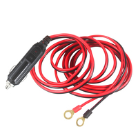 18-12Awg Năng Lượng Mặt Trời Dây Mắt O Vòng Thiết Bị Đầu Cuối Kết Nối Để Xì Gà Cắm Xe Thuốc Lá Mở Rộng Năng Lượng Mặt Trời