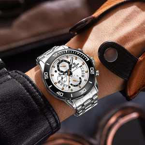 Reward 81135M Fashion <b>Watch</b> <b>Men</b> Quartz <b>Waterproof</b> Luminous Hands Chronograph <b>Men's</b> <b>Watches</b> Stainless Steel Man <b>Watch</b> - Product Image 4