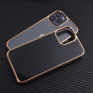 Champagne gold frame in bianco di caso per il <span class=keywords><strong>iPhone</strong></span> <span class=keywords><strong>12</strong></span> pro con la scanalatura di Lusso di placcatura caso della copertura del telefono per il <span class=keywords><strong>iPhone</strong></span> di Apple <span class=keywords><strong>12</strong></span> max - Product Image 6