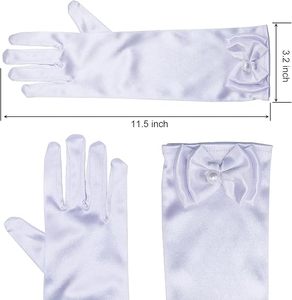 Bambine principessa <span class=keywords><strong>guanti</strong></span> di raso <span class=keywords><strong>per</strong></span> bambino Dress Up <span class=keywords><strong>guanti</strong></span> <span class=keywords><strong>per</strong></span> ragazze <span class=keywords><strong>guanti</strong></span> di raso <span class=keywords><strong>per</strong></span> Halloween Costume principessa Cosplay - Product Image 4