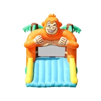 Airmyfun kabarık kale ev kullanımı slayt 4 kişi kapasiteli 300x215x255cm ile şişme sıçrama ev