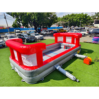 Mini patinoire de Hockey gonflable/mini patinoire auto-gonflable pour les enfants jeu de sport interactif jeu d'extravagance de Hockey passionnant