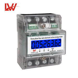 <span class=keywords><strong>Compteur</strong></span> de rail guide triphasé à quatre fils, <span class=keywords><strong>compteur</strong></span> électronique de petite taille haute précision, <span class=keywords><strong>compteur</strong></span> d'énergie électrique industriel <span class=keywords><strong>380V</strong></span> - Product Image 2