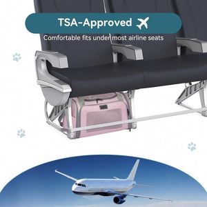 Échantillon Gratuit : Sac de Transport pour Chat, Approuvé par les Compagnies Aériennes, pour Chats de Petite et Moyenne Taille de Moins de 5,4 kg, avec un Intérieur Confortable - Product Image 2