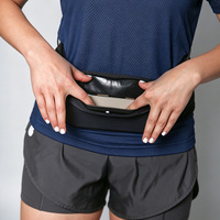 Sac de taille pour course à pied en plein air, unisexe, multifonctionnel, imperméable, respirant, ultra-léger, pochette extensible pour téléphone, marathon, sport