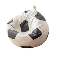 Nouveau ballon de Football forme pouf chaises Football relaxant paresseux pouf haute qualité moderne poufs chaise repose-pieds