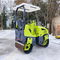 Nouveau design 1.5 tonnes de compacteur tandem vibrant hydraulique en asphalte