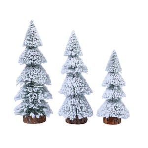 Mini-ornements d'arbre <span class=keywords><strong>de</strong></span> Noël artificiels, fournitures <span class=keywords><strong>de</strong></span> décoration <span class=keywords><strong>de</strong></span> Noël 2026, petite décoration <span class=keywords><strong>de</strong></span> table, <span class=keywords><strong>petit</strong></span> <span class=keywords><strong>sapin</strong></span> <span class=keywords><strong>de</strong></span> Noël floqué - Product Image 6