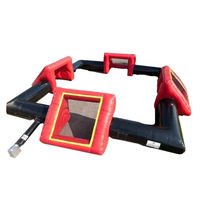 Terrain de football Offre Spéciale terrain de football gonflable terrain de football gonflable avec 4 buts