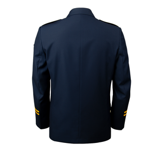 Uniforme de pilote personnalisé, Costumes pour hommes et femmes, uniformes de compagnie aérienne bleu foncé - Product Image 4