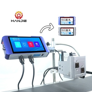 Imprimantes à jet d'encre automatiques en ligne haute définition à deux têtes pour numéro de série d'étiquette de logo - Product Image 1