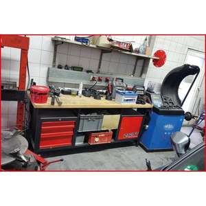 KS TOOLS - 865.0201 X établi extra long avec 3 tiroirs et 1 porte-EAN 4042146209424 BANCS DE TRAVAIL ET TABLES - Product Image 3