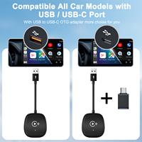 CarPlay sans fil portable filaire à sans fil CarPlay Android Auto Dongle Adaptateur pour voiture OEM Livré avec fonction CarPlay filaire