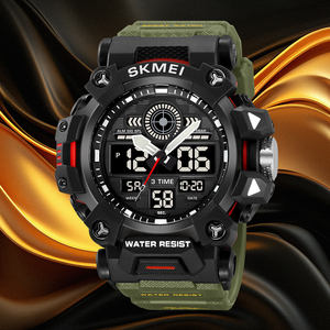 <span class=keywords><strong>SKMEI</strong></span> 2226 sportif robuste montre numérique pour hommes double affichage étanche mode extérieur pratique montre cadeau mâle horloge - Product Image 4