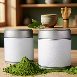 Té Verde Matcha en Polvo Enlatado al por Mayor, Empaque Personalizado con Sabor a Elección, OEM, Etiqueta Privada, Lata, Suministro Directo de Fábrica, ¡Oferta Caliente! - Product Image 3