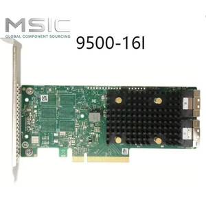 Carte adaptateur contrôleur LSI SAS3816 9500-16i 12 Gb/s PCIe 4.0 X8 Tri-Mode pour stockage HBA - Product Image 1