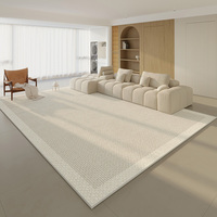 Salon lavable et effaçable crème avancée Air chambre couverture canapé Table basse tapis peut être personnalisé boucle Pile tapis