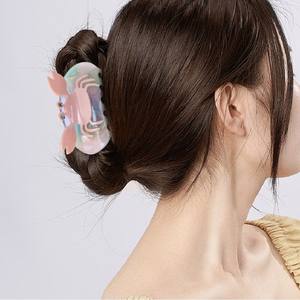 Yi YHJ accessoires <span class=keywords><strong>de</strong></span> cheveux pour femmes mignon 8.5cm été amusant océan Animal poisson <span class=keywords><strong>crabe</strong></span> acétate <span class=keywords><strong>pince</strong></span> à cheveux <span class=keywords><strong>pince</strong></span> à cheveux femme en gros - Product Image 2