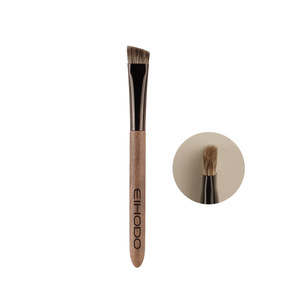 EIHODO Brocha Angulada para Cejas de 10 mm, Pelo Animal, Mango de Madera, Herramienta de Maquillaje para Lápiz de Cejas - Product Image 3