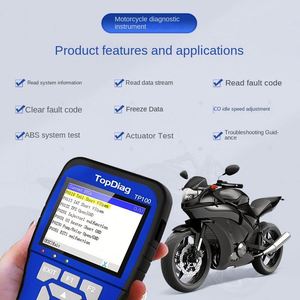 2026 for M100 Standard Version Universal Motorcycle Diagnostic <b>Scanner</b> Tool 1 Year Warranty Moto Dual System Battery Tester - Product Image 5