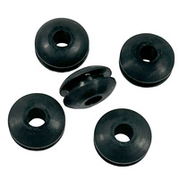 Bouchon d'extrémité de bouchon de trou de bague de serrage en caoutchouc de silicone disponible dans de multiples spécifications pour la protection de câblage de câble métallique