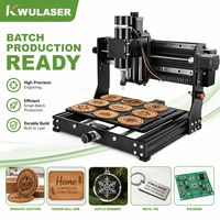Routeur CNC de bureau robuste 3020 Plus avec cadre entièrement métallique, 6 interrupteurs de fin de course, compatible avec les graveurs laser, prêt à l'emploi