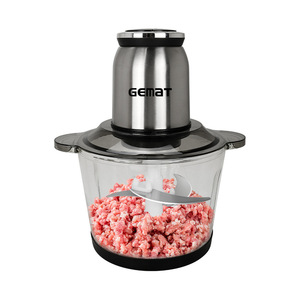 Picadora de carne eléctrica de 1 litro de acero inoxidable, procesador de alimentos multifuncional para carne picada y comida para bebés - Product Image 4