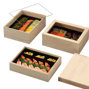 Caja de Regalo de Madera Maciza para Frutas, Rectangular, con Cierre, Personalizada, Caja de Madera para el Día de San Valentín con Tapa Transparente - Product Image 2