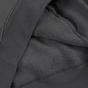 Sweat à capuche pour hommes, brodé sur mesure, poids lourd 500g, motif uni, <span class=keywords><strong>polaire</strong></span> avec épaule tombante et col à capuche - Product Image 3
