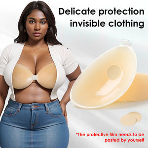 Cinta Adhesiva Reutilizable para Levantar el Busto, <span class=keywords><strong>Sujetador</strong></span> para Mujeres con Pechos Grandes, <span class=keywords><strong>Sujetador</strong></span> <span class=keywords><strong>Invisible</strong></span> de Silicona Adhesiva Dd - Product Image 6