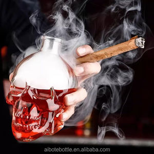 Fábrica Ofrece Botellas <span class=keywords><strong>de</strong></span> Vino <span class=keywords><strong>de</strong></span> Vidrio con Forma <span class=keywords><strong>de</strong></span> <span class=keywords><strong>Calavera</strong></span> <span class=keywords><strong>de</strong></span> 750 ml Personalizadas con Corcho a Bajo <span class=keywords><strong>Precio</strong></span> en Existencia - Product Image 4