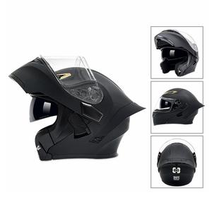 Casco de Motocicleta XL Moderno para Todas las Estaciones, Directo de Fábrica, con Visera de Doble Lente y Alerón Grande, Material ABS, Personalizado - Product Image 6