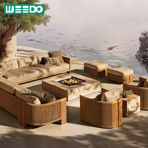 في الهواء الطلق الفناء المتسكع خشب الساج ، دائم الحديثة مقاومة للماء والأشعة تحت البنفسجية مقاومة للبيئة فيلا شقة فناء مزرعة - Product Image 1