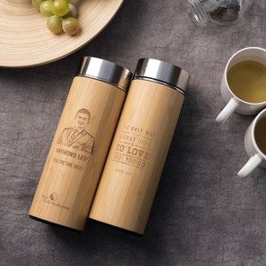 Bouteille d'eau Thermos en bambou pour boire, bouteille d'eau en bambou - Product Image 1