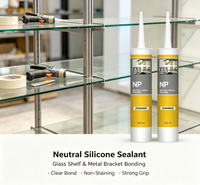 Colle silicone neutre Zhanhe haute élasticité NP, résistante à la poussière et aux intempéries, mastic industriel pour fenêtre de visée