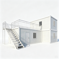 Maison Conteneur Moderne Pliable en Panneaux Sandwich, Maison Préfabriquée Pliante, Maison Modulaire Portable, Atelier Extensible, Chambre