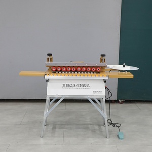 เครื่องปิดขอบแถบกาว PVC อัตโนมัติเต็มรูปแบบสำหรับงานไม้และอุตสาหกรรมเฟอร์นิเจอร์  แบบสองด้าน สำหรับขอบตรงและขอบโค้ง - Product Image 2