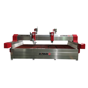 Motor de Máquina de Corte por Chorro de Agua CNC Automático de Alta Eficiencia 30-37KW para Mármol, Granito, Azulejos y Acero Inoxidable (Doble) - Product Image 5