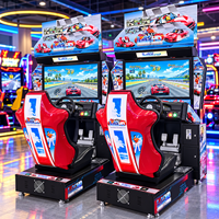 Machine de jeu d'arcade de course automobile Outrun de 32 pouces, simulateur de conduite à monnayeur, vente en gros d'usine