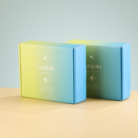 Boîte d'expédition en carton ondulé personnalisée avec impression dégradée couleur pour suppléments de santé, cosmétiques et cadeaux