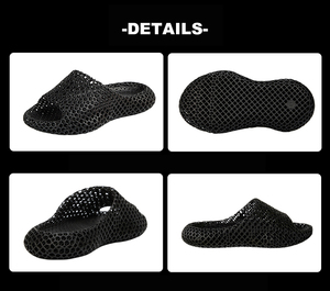 Whoeslae High-Tech 3D Imprimé Semelle Souple Personnalisable Unisexe Designer Logo <span class=keywords><strong>Confortable</strong></span> Femmes <span class=keywords><strong>Homme</strong></span> Sandales Diapositives Personnalisées Pantoufles - Product Image 4