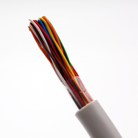 Câble téléphonique multicœur en cuivre pour intérieur, catégorie 3 UTP, 1, 4, 10, 25, 30, 100, 150, 1200 paires