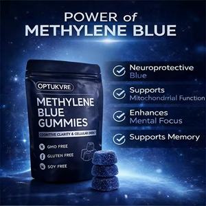 Gomitas de Azul de Metileno Trihidratado, 30 Unidades, 5 mg por Porción, Energía Celular, Adultos, 1 Gomita Diaria, Sin <span class=keywords><strong>Gluten</strong></span> ni <span class=keywords><strong>Soya</strong></span> - Product Image 6
