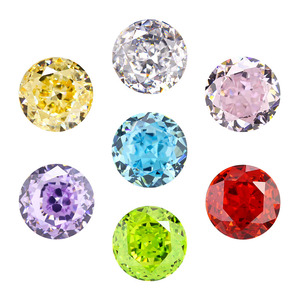 Gemma Zircone Bianco ad Alto Contenuto di Carbonio Taglio Ice-Flower 9A Lucidato, Creazione in Laboratorio, <span class=keywords><strong>Pietra</strong></span> Sciolta per Anelli (<span class=keywords><strong>Pietra</strong></span> Centrale) - Product Image 1