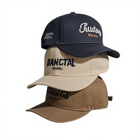 Gorra de Béisbol Personalizada de 6 Paneles con Bordado de Lujo y Rayas, Marca OEM de Calidad, Personalizable con Logotipo, para Hombre
