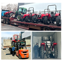 Tracteur agricole à roues 4x4 stable de 100 CV pour le labour des rizières avec système hydraulique robuste et capacité de levage élevée – Disponible dès maintenant