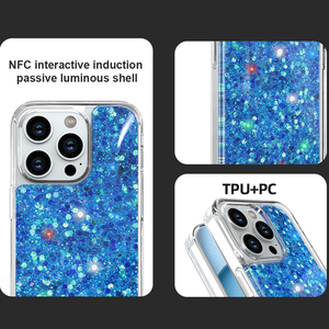 New tư nhân khuôn tùy chỉnh trở lại mô hình LED Light-Up NFC trường hợp điện thoại - Product Image 4