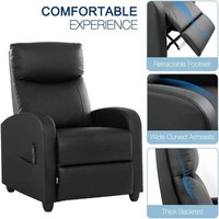 Modernes Design Push Back Luxuriöser Leders essel Wohnzimmer Sofa Stuhl