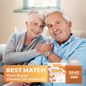 Tiras Orales de Vitamina <span class=keywords><strong>D3</strong></span> <span class=keywords><strong>K2</strong></span>, Suplemento Vitamínico en Tiras Orales Disolubles para Fortalecer los Huesos en Adultos, OEM - Product Image 6